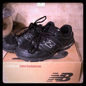 New balance all black sneakers